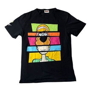 Scooby-Doo Freeze Max Unisex The Whole Gang T-Shirt - Black Size Large (L)